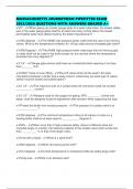 MASSACHUSETTS JOURNEYMAN PIPEFITTER EXAM 2025&sol;2026 QUESTIONS WITH ANSWERS GRADED A&plus;