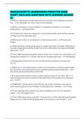 MASSACHUSETTS JOURNEYMAN PIPEFITTER EXAM SCRIPT 2025&sol;2026 QUESTIONS WITH ANSWERS GRADED A&plus;