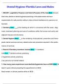 Dental Hygiene Florida Laws and Rules 2025&sol;2026 passed
