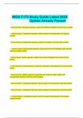 WGU C173 Study Guide Latest 2025 Update Already Passed