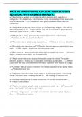NATE AIR CONDITIONING AND HEAT PUMP 2025&sol;2026 QUESTIONS WITH ANSWERS GRADED A&plus;