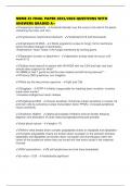 NBME 25 FINAL PAPER 2025&sol;2026 QUESTIONS WITH ANSWERS GRADED A&plus;