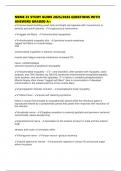 NBME 25 STUDY GUIDE 2025&sol;2026 QUESTIONS WITH ANSWERS GRADED A&plus;
