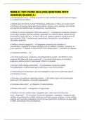 NBME 25 TEST PAPER 2025&sol;2026 QUESTIONS WITH ANSWERS GRADED A&plus;
