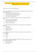TEST BANK FOR CURRENT MEDICAL DIAGNOSIS AND TREATMENT