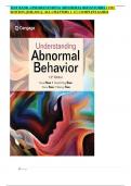 TEST BANK -UNDERSTANDING ABNORMAL BEHAVIOURS 12TH EDITION &lpar;SUE&comma;2021&rpar;&vert;ALL CHAPTERS 1-17&vert;COMPLETE GUIDE