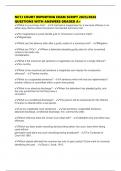 NCTJ COURT REPORTING EXAM SCRIPT 2025&sol;2026 QUESTIONS WITH ANSWERS GRADED A&plus;