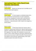 International Paper Safety Board Exam Questions And Answers&period;docx