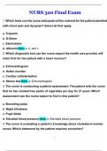 Nursing 320 Final Exam-Latest Update 2025&sol;2026&period;