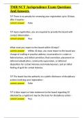 TMB NCT Jurisprudence Exam Questions And Answers&period;docx
