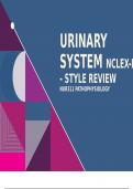 NUR311 Pathophysiology Urinary System NCLEX-RN Style Review SNHU Fall 2024