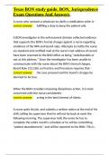 Texas BON study guide&comma; BON&comma; Jurisprudence Exam Questions And Answers&period;docx
