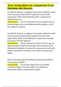 Texas Jurisprudence Exam Package Deal With A&equals; Complete Solutions 