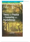 TESTBANK-THEORY AND PRACTICE OF COUNSELING AND PSYCHOTHERAPY&vert;ALL CHAPTERS 1-16 COVERED  GLOBAL EDITION 11TH EDITION &lpar;GERALD COREY&comma;2023&rpar;