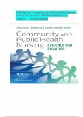 TEST BANK Community and Public Health Nursing&colon; Evidence for Practice&comma; 4th Edition &lpar;DeMarco&rpar;&comma; Chapters 1 - 25&vert; All Chapters 9781975239640 9781975239640