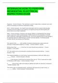INTERNACHI HOW TO PERFORM RESIDENTIAL ELECTRICAL INSPECTIONS EXAM QUESTIONS AND ANSWERS 