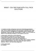 NR667- CEA FNP EXAM WITH FULL PACK SOLUTIONS