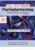 TEST BANK FOR Psychopharmacology Drugs the Brain & Behavior 4th BY Meyer&period;&vert;&vert;ALL CHAPTERS 1-20 COVERED&vert;&vert;LATEST UPDATED EDITION&period;