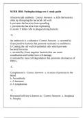 NURB 3050- Pathophysiology test 1 study guide