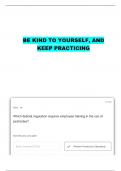 MICHIGAN CORE PESTICIDE QUESTIONS WITH COMPLETE ANSWERS