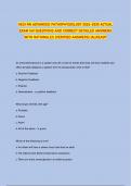 PATHO 3505 Pathophysiology Final Exam Review Questions with Answers &lpar;Verified Answers&rpar; Complete Solution Latest 2025 Update Graded A&plus; 100&percnt; guaranteed pass&period;