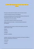 PATHO 3505 Pathophysiology Final Exam Review Questions with Answers &lpar;Verified Answers&rpar; Complete Solution Latest 2025 Update Graded A&plus; 100&percnt; guaranteed pass&period;
