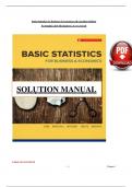 Solution Manual - Basic Statistics for Business and Economics&comma; 7th Edition &lpar;Lind&rpar;&comma; Chapter 1 - 17 > Download as Pdf File <