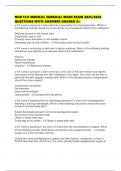 NUR 1211 MEDICAL SURGICAL MAIN EXAM 2025&sol;2026 QUESTIONS WITH ANSWERS GRADED A&plus;