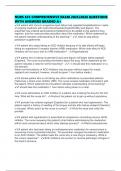 NURS 635 COMPREHENSIVE EXAM 2025&sol;2026 QUESTIONS WITH ANSWERS GRADED A&plus;