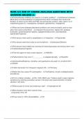 NURS 635 END OF COURSE 2025&sol;2026 QUESTIONS WITH ANSWERS GRADED A&plus;