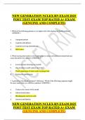 NEW GENERATION NCLEX RN EXAM 2025  POST TEST EXAM TOP RATED A&plus; EXAM  &lpar;GENUINE AND COMPLETE&rpar; 