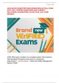ACSA NCSO EXAM PREP 2025&vert; BRAND NEW ACTUAL EXAM  WITH 100&percnt; VERIFIED QUESTIONS AND CORRECT  SOLUTIONS&vert; GUARANTEED VALUE PACK&vert; ACE YOUR  GRADES&period;