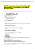 NHA Phlebotomy certification Actual Exam 200 Questions with Verified Answers 2025 Latest Update Rated A&plus; 