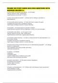 PHARM 180 STUDY GUIDE 2025&sol;2026 QUESTIONS WITH ANSWERS GRADED A&plus;