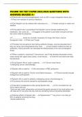 PHARM 180 TEST PAPER 2025&sol;2026 QUESTIONS WITH ANSWERS GRADED A&plus;