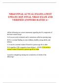 NR643 FINAL ACTUAL EXAM LATEST UPDATE 2025&vert; FINAL NR643 EXAM AND VERIFIED ANSWERS RATED A&plus; 