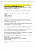 POSTPARTUM HEMORRHAGE FINAL PAPER 2025&sol;2026 QUESTIONS WITH ANSWERS GRADED A&plus;