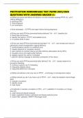 POSTPARTUM HEMORRHAGE TEST PAPER 2025&sol;2026 QUESTIONS WITH ANSWERS GRADED A&plus;