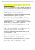 PSIO 305 END OF COURSE 2025&sol;2026 QUESTIONS WITH ANSWERS GRADED A&plus;