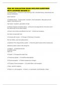 PSIO 305 EVALUATION EXAM 2025&sol;2026 QUESTIONS WITH ANSWERS GRADED A&plus;