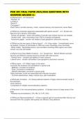 PSIO 305 FINAL PAPER 2025&sol;2026 QUESTIONS WITH ANSWERS GRADED A&plus;