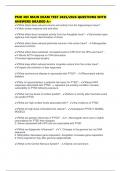 PSIO 305 MAIN EXAM TEST 2025&sol;2026 QUESTIONS WITH ANSWERS GRADED A&plus;