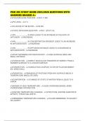 PSIO 305 STUDY GUIDE 2025&sol;2026 QUESTIONS WITH ANSWERS GRADED A&plus;