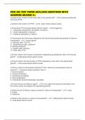 PSIO 305 TEST PAPER 2025&sol;2026 QUESTIONS WITH ANSWERS GRADED A&plus;