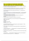 PSYC 375 HISTORY OF PSYCHOLOGY EXAM SCRIPT 2025&sol;2026 QUESTIONS WITH ANSWERS GRADED A&plus;