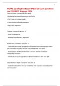 NCTRC Certification Exam UPDATED Exam Questions and CORRECT Answers 2025