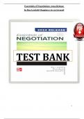 Test Bank - Essentials of Negotiation&comma; &lpar;Canadian Edition&rpar; 4th Edition &lpar;Lewicki&rpar;&comma; Chapter 1 - 13 > Download as Pdf File <