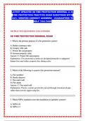3B FIRE PROTECTION GENERAL 3C FIRE PROTECTION PACKAGED EXAMS 