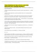 TEXAS PRINCIPLES OF REAL ESTATE II 2025&sol;2026 QUESTIONS WITH ANSWERS GRADED A&plus;
