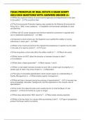 TEXAS PRINCIPLES OF REAL ESTATE II EXAM SCRIPT 2025&sol;2026 QUESTIONS WITH ANSWERS GRADED A&plus;